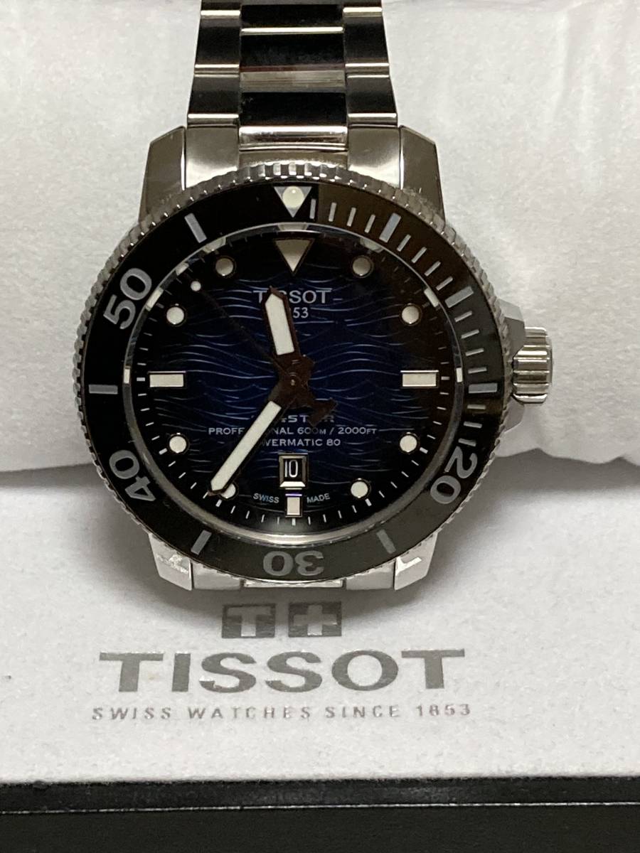 　TISSOT　ティソ　T120607A　メンズ　腕時計　自動巻き　回転ベゼル　中古品　　　　 _画像2