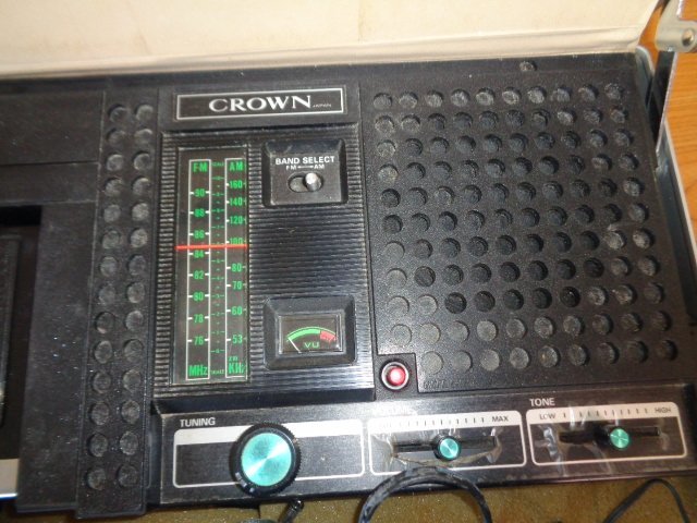 CROWN　BUSITTACHE　カセットレコーダー　アタッシュケース型_画像3