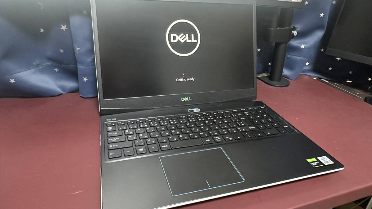 【美品】ゲーミングPC DELL G3 15 3500 15.6インチ ホワイト Core i7-10750H メモリ16GB SSD512GB GeForce GTX 1650Ti Windows10pro_画像1