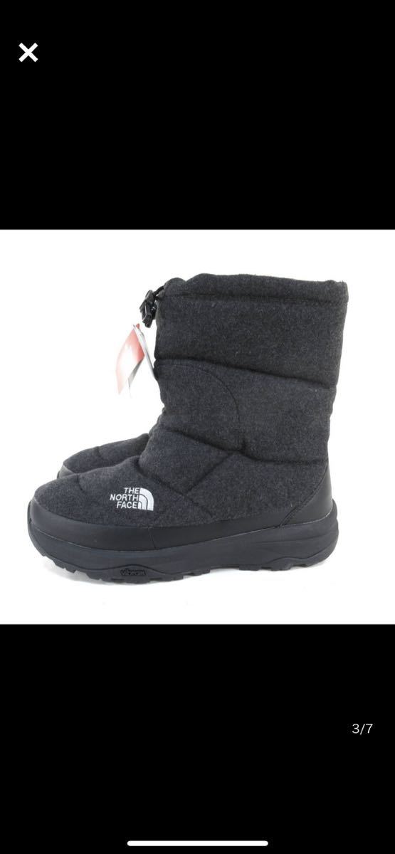 新品◆THE NORTH FACE◆撥水 保温 NUPTSE BOOTIE WOOL 5 ヌプシ ブーティー ウール 28.0cm チャコール◆ノースフェイス NF51978◆J976_画像3