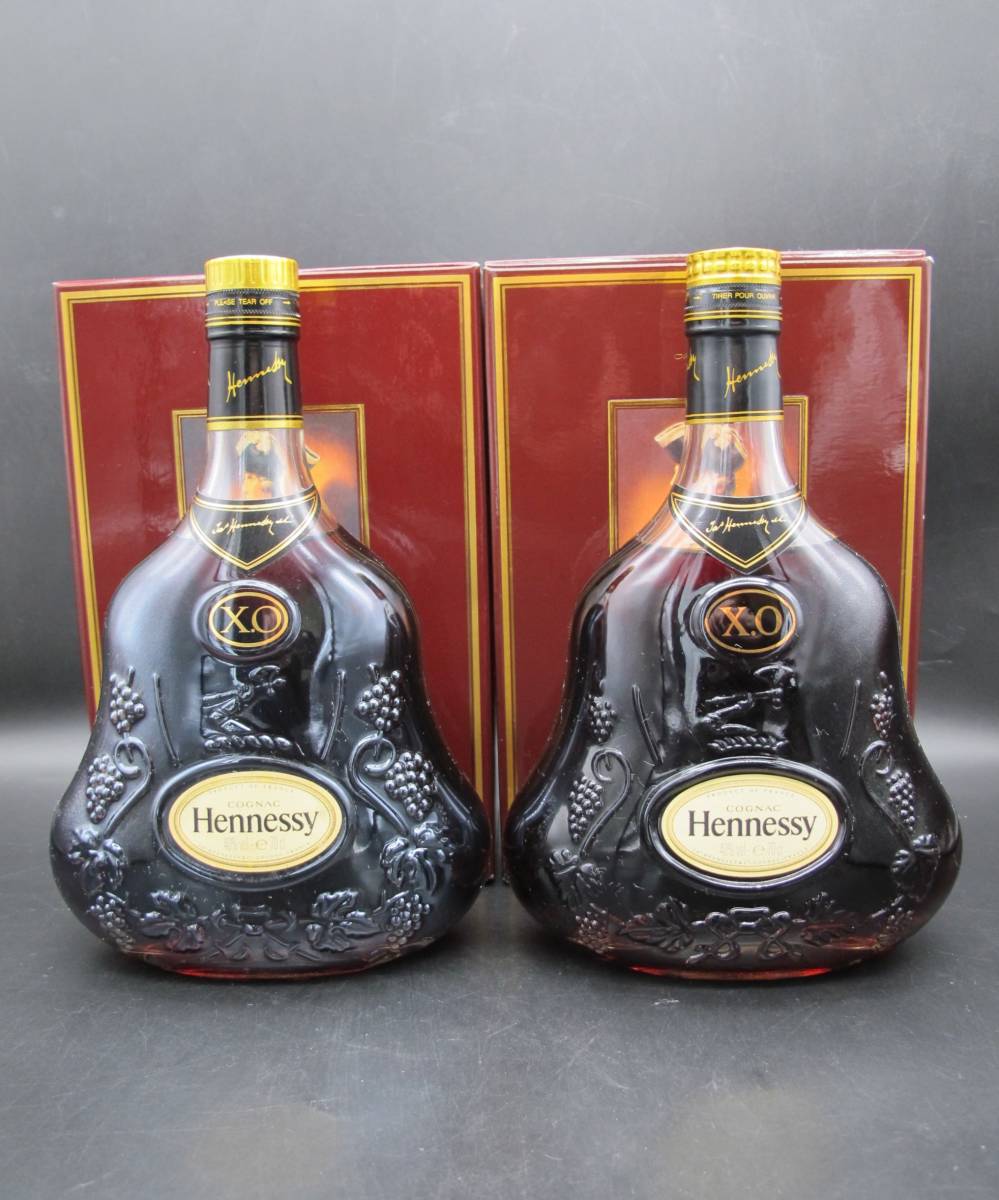 JAs HENNESSY ジャズ ヘネシー XO 金キャップ コニャック 700ml 40％【未開封品】ブランデー 古酒 2本セット_画像1