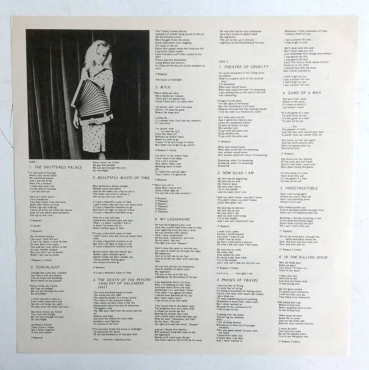 ELLEN FOLEY「Spirit Of St. Louis (悲しみシアター)」(日本盤帯付きLPレコード) The Clash 全面参加作品 synth pop シンセポップ_画像4