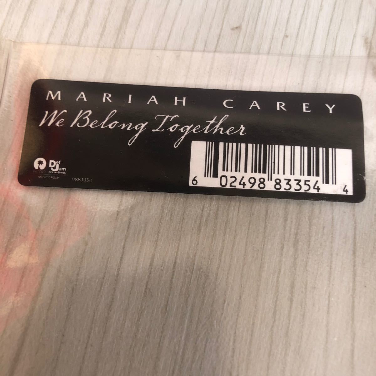 ◇LP ピクチャー盤 Mariah Carey マライア・キャリー We Blong Together 2005年 平成17年 12インチ 9883354-A ライナー無 _画像3