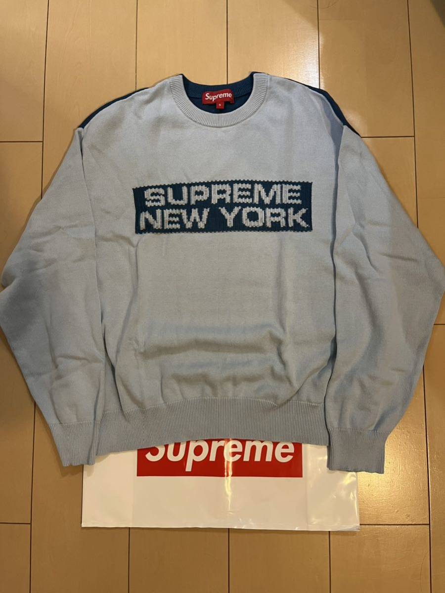 supreme 22SS 2-Tone Sweater シュプリーム Sサイズ セーター ニット