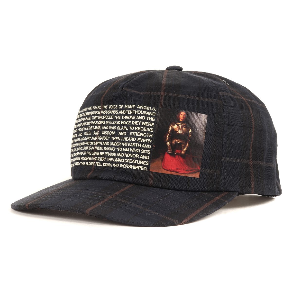 Supreme シュプリーム キャップ 23SS ジャンヌ・ダルク チェック 5パネル キャップ Joan of Arc 5-Panel ブループレイド スナップバック