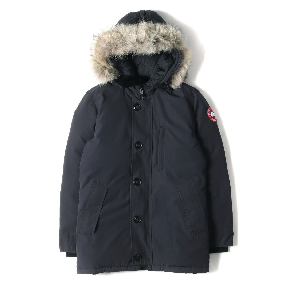 超安い品質 CANADA GOOSE カナダグース ダウン サイズ:S ファー フード