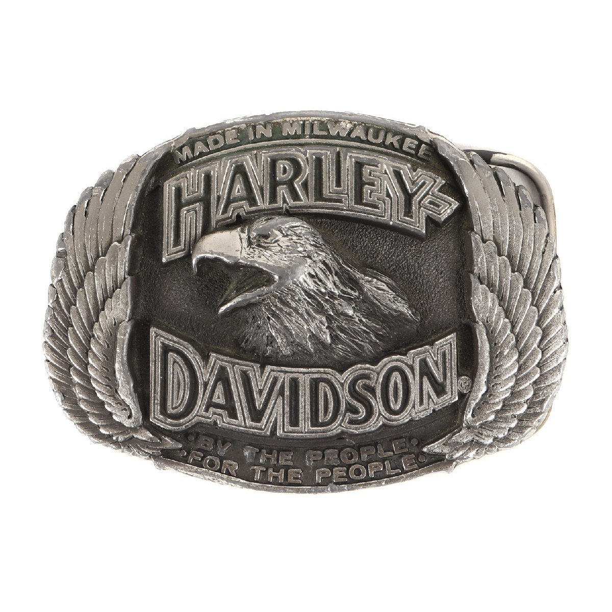 HARLEY-DAVIDSON ハーレーダビッドソン 90s イーグル バックル 1991年モデル / USA製 シルバー 90年代 古着 ヴィンテージ アメカジ_画像1