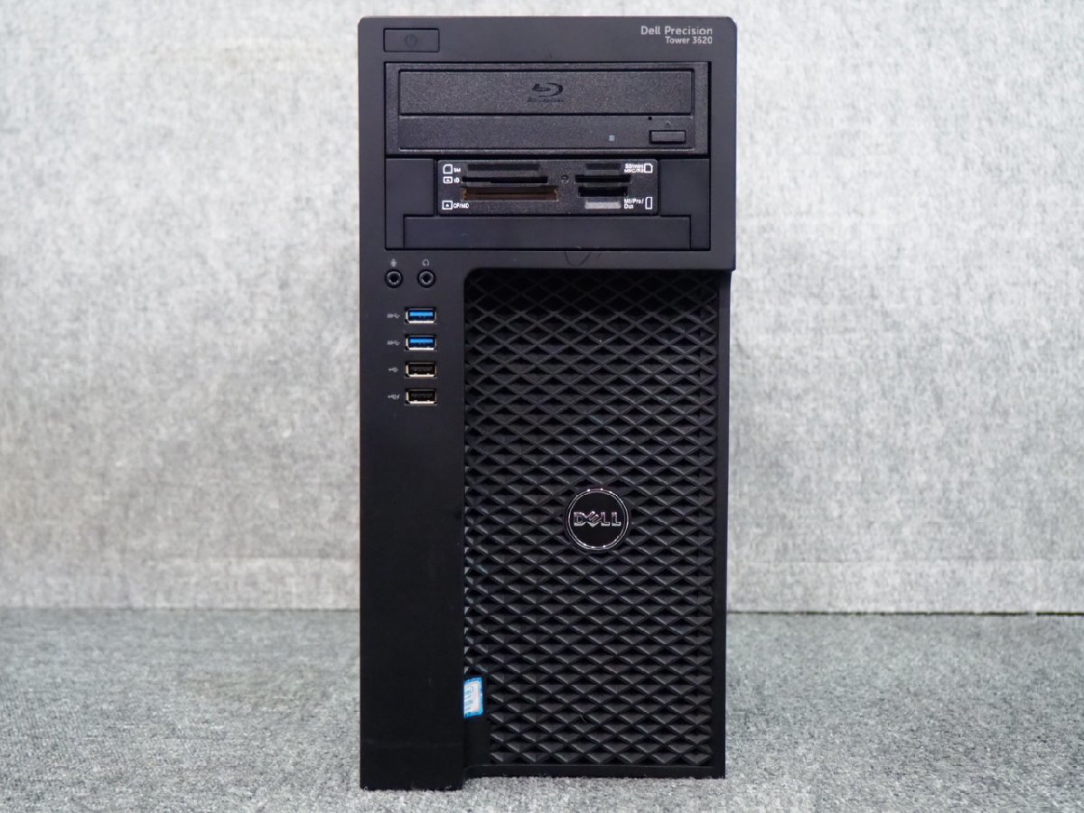 [899] ☆ Win11認証済 ☆ DELL PRECISION Tower 3620　QC Xeon E3-1270 v6 3.80G/32GB/SSD 256GB+500GB/Quadro P1000/BD-RE ☆_画像2