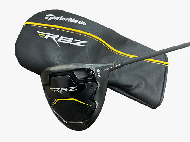 テーラーメイド RBZ ロケットボールズ ドライバー ブラック 10.5度 FLEX S ヘッドカバー付【中古品】_画像6