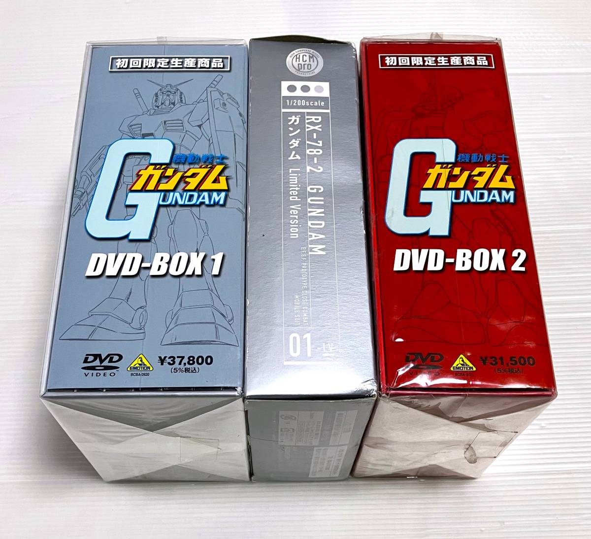 * нераспечатанный * Mobile Suit Gundam DVD-BOX 1 & 2 2BOX комплект первый раз ограниченный выпуск товар все 11 шт первое поколение TV версия Gundam все рассказ сбор первый раз привилегия. фигурка есть 