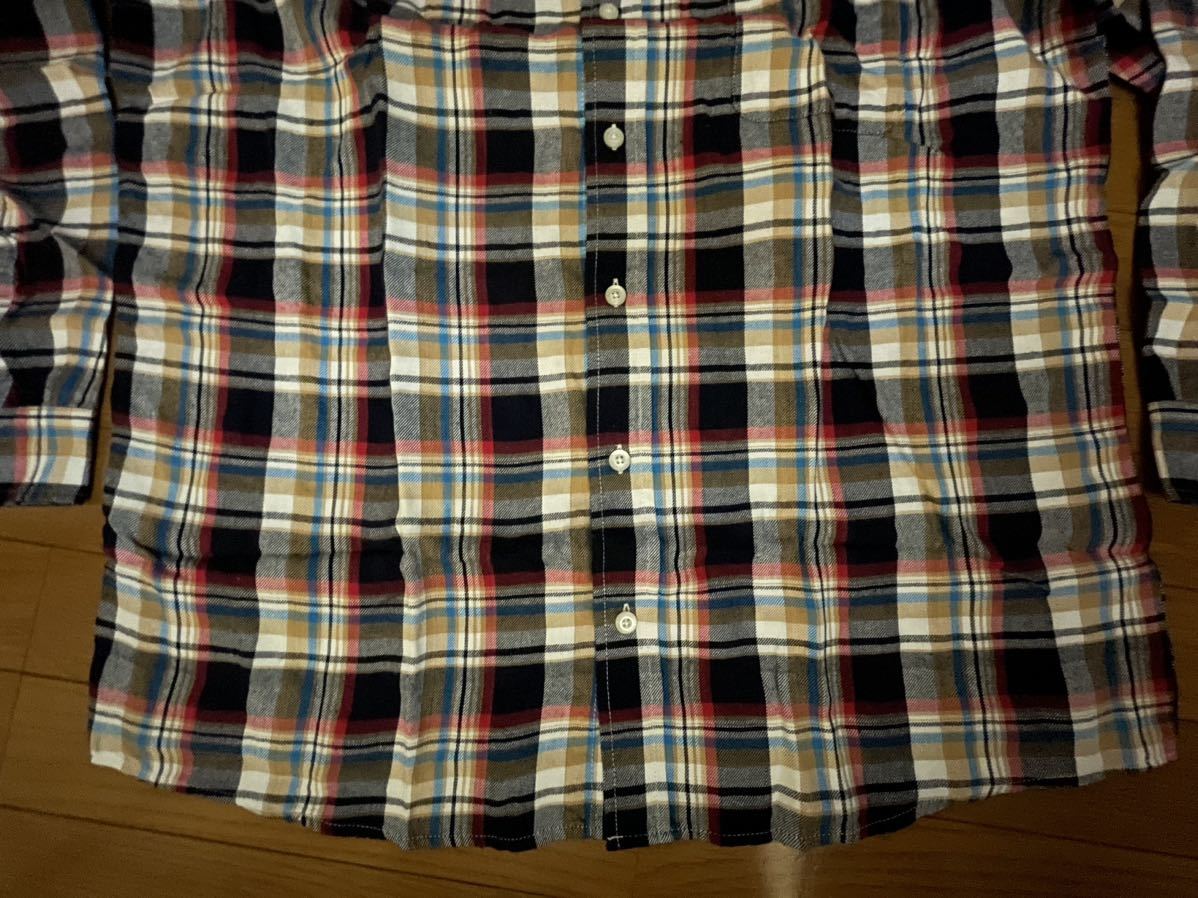 大きめサイズ 3Lコンバース チェック柄 ネルシャツ　大きいサイズ　赤　白　紺_画像5