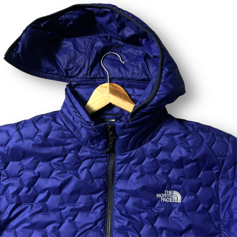 新品 THE NORTH FACE ノースフェイス 高機能中綿 V-MOTION 軽量 六角キルティング 2way エコダウンジャケット アウトドア L ◆B2097_画像4