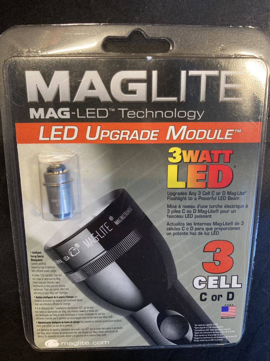 MAGLITE LED UPGRADE MODULE 3WATT LED マグライト　USPOLICE 米軍　アメリカ軍　フラッシュライト　替球　LEDライト