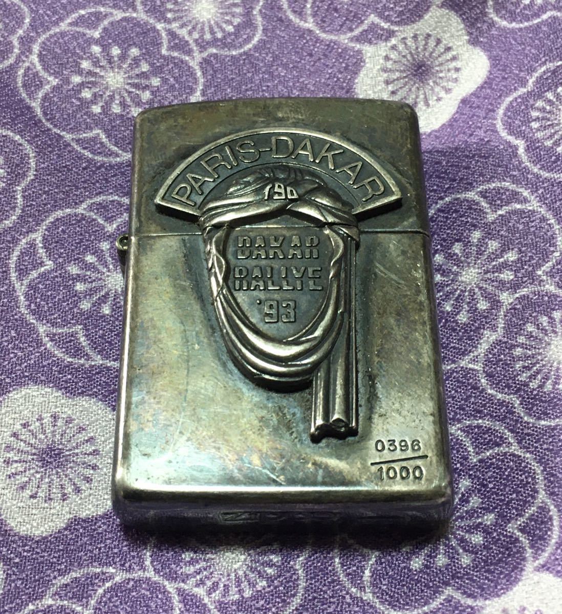 ZIPPO PARI-DAKAR DAKAR RALLYE ジッポー パリ ダカール ラリー 1993 パリダカ シリアル番号 現状品