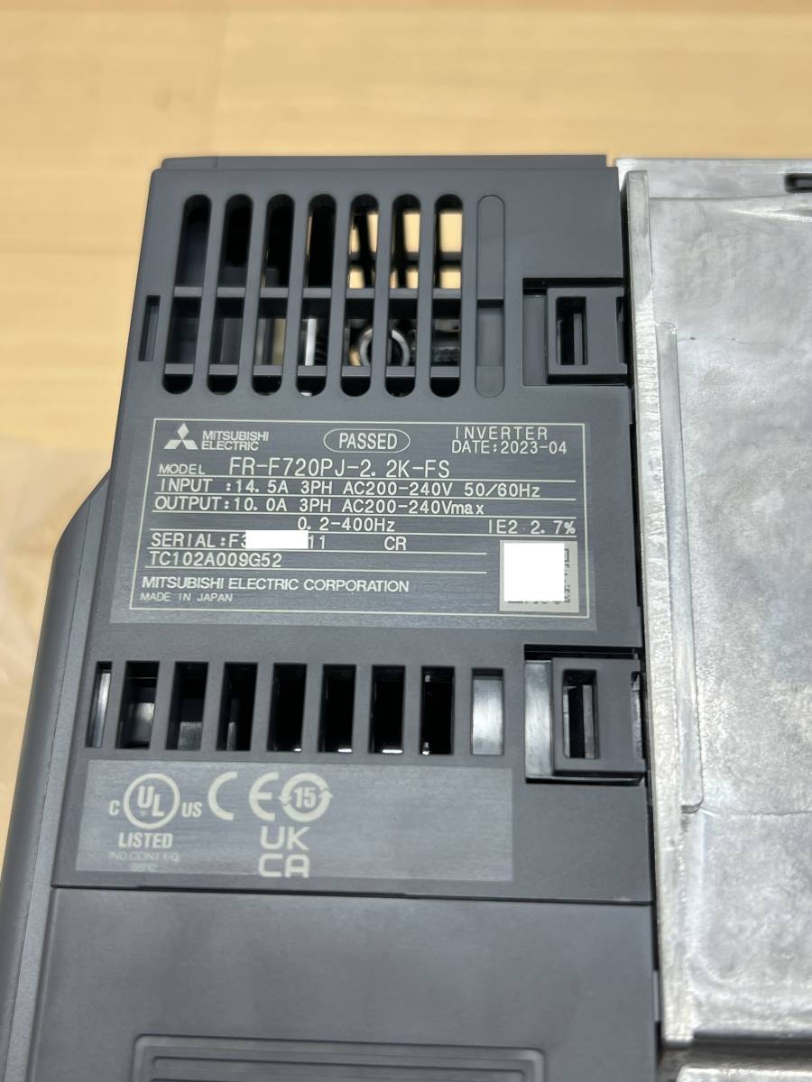 Yahoo!オークション - FR-F720PJ-2.2K-FS 未使用 2023年製 三菱 Yahoo!オークション - FR-F720PJ-2.2K-FS 未使用 2023年製 三菱