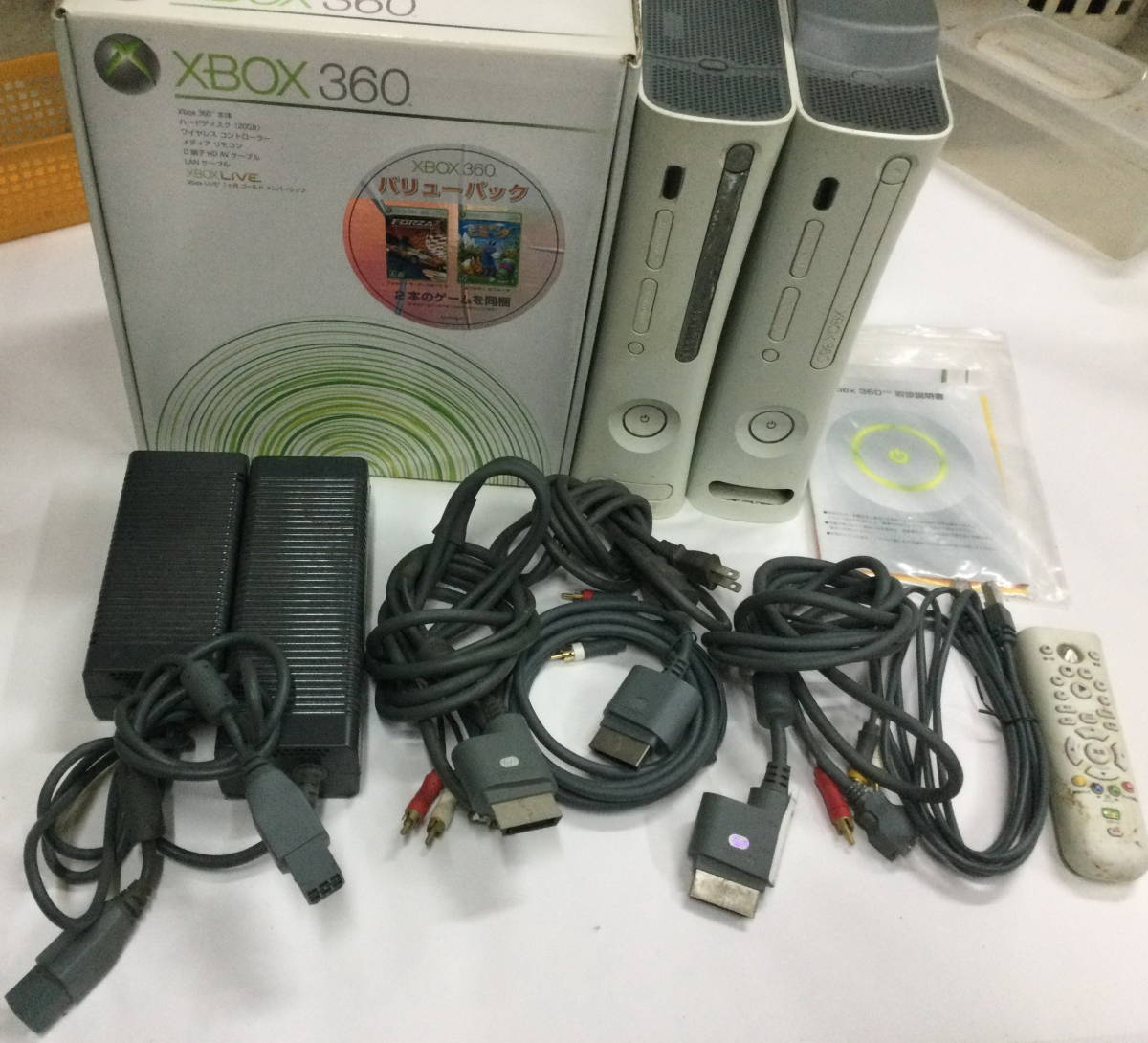 Yahoo!オークション - XBOX360本体2台セット ジャンク品 箱付き 初期型