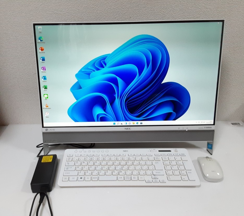 NEC 一体型パソコン Windows11 エクセル ワード パワーポイント Celeron パソコンセット☆マウス付き☆デスクトップPC Office2019_画像2