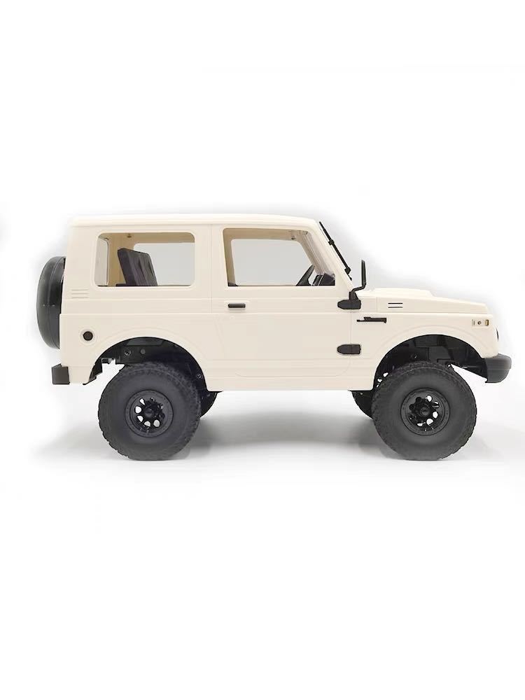 ホワイトバッテリー*2 WPL新発売NEW C74 スズキ ジムニー RTR 1/10ラジコン RC クローラー ライセンス JA11 連動LEDライト付き 4WDトラック_画像9