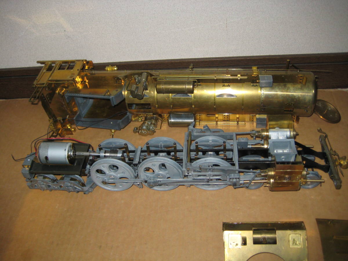 ジャンク部品取り　 蒸気機関車 C62を作る　ディアゴスティーニ DeAGOSTINI 　真鍮 　　鉄道模型_画像6