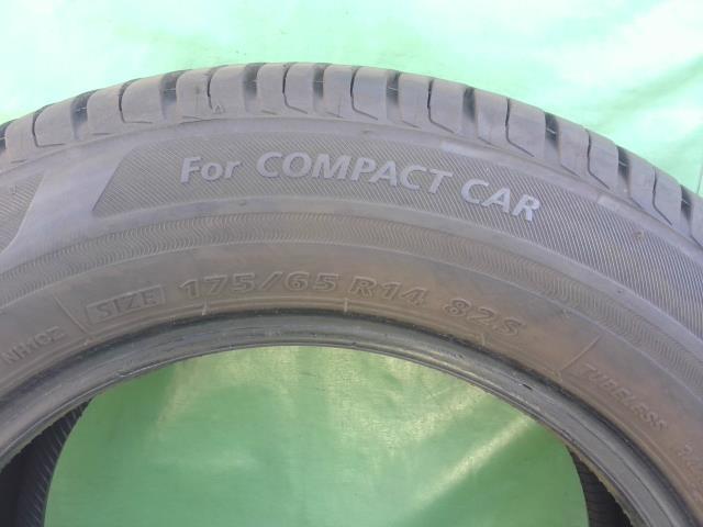 中古 タイヤ 1本 175/65R14 BRIDGESTONE ECOPIA NH100C (2)_画像3