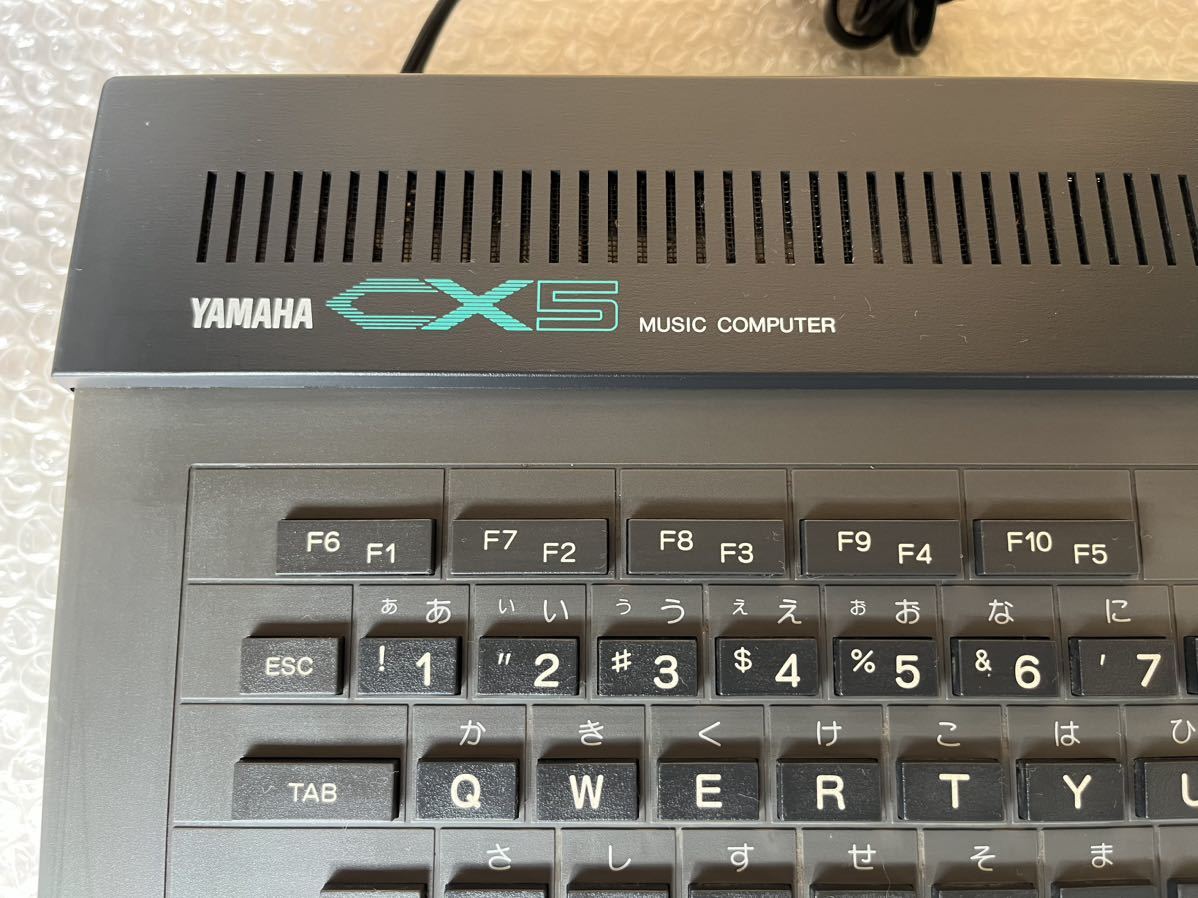 YAMAHA CX5 MUSIC COMPUTER【SFG-01 FMサウンド シンセサイザー ユニット】_画像2