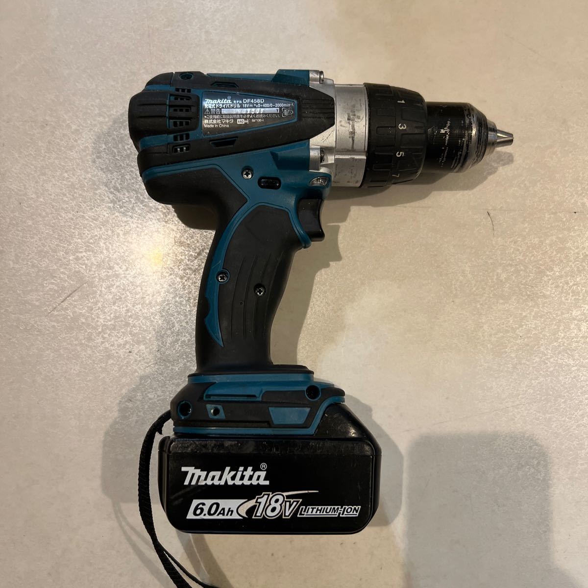 マキタ ドライバドリル DF458D マキタ18V 充電式 makita インパクトドライバ 管5677 バッテリーは撮影用でつきません_画像4