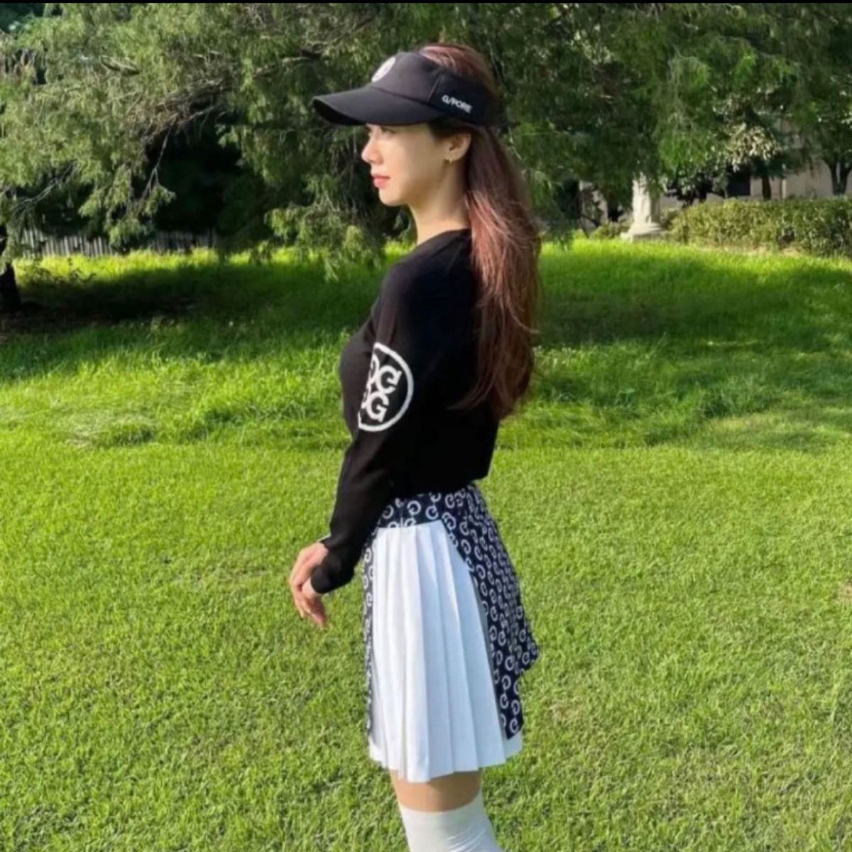 WOMENS 長袖 クルーネックプルオーバーニット / G/FORE WOMENS 長袖 クルーネックプルオーバーニット / G/FORE
