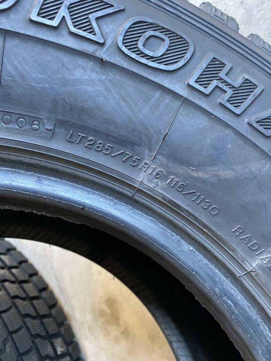 スタッドレスタイヤ ランクル ヨコハマ 285/75R16 4本セット_画像10