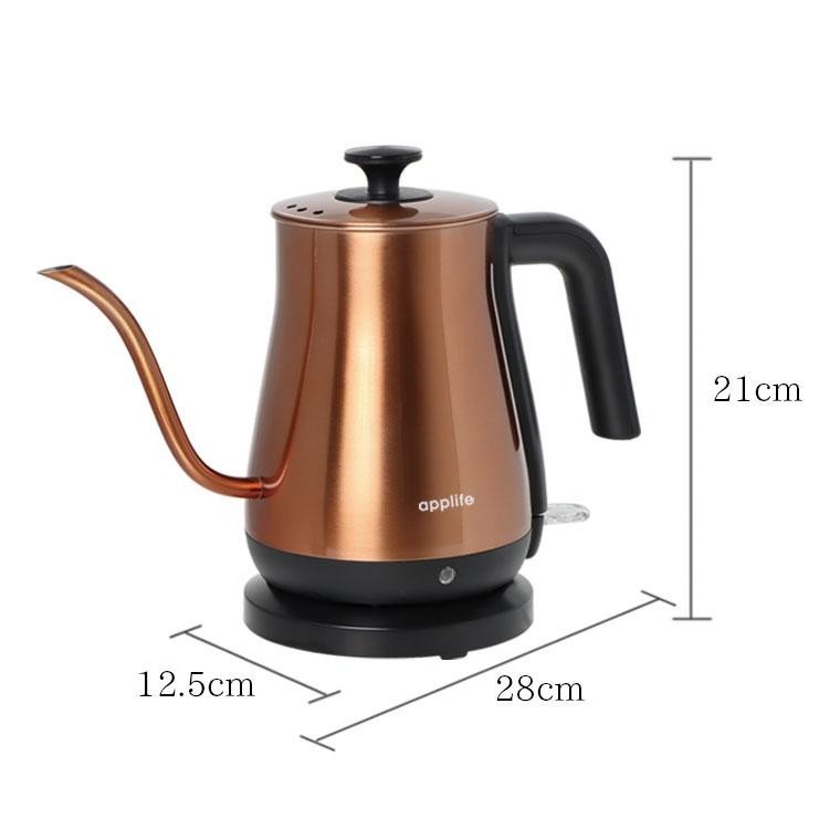 [applife Cafe kettle copper ] one person living present gift electric kettle kettle stylish 0.8 liter hot water dispenser electric ...