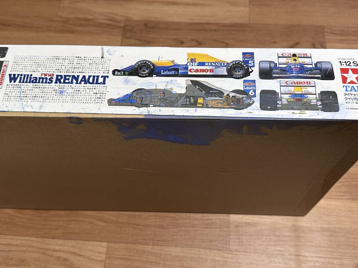 未組立 TABU製デカール・タバコデカール付 1/12 タミヤ Williams FW14B RENAUT ウィリアムズ ルノー 田宮 TAMIYA ビッグスケール たばこ_画像7