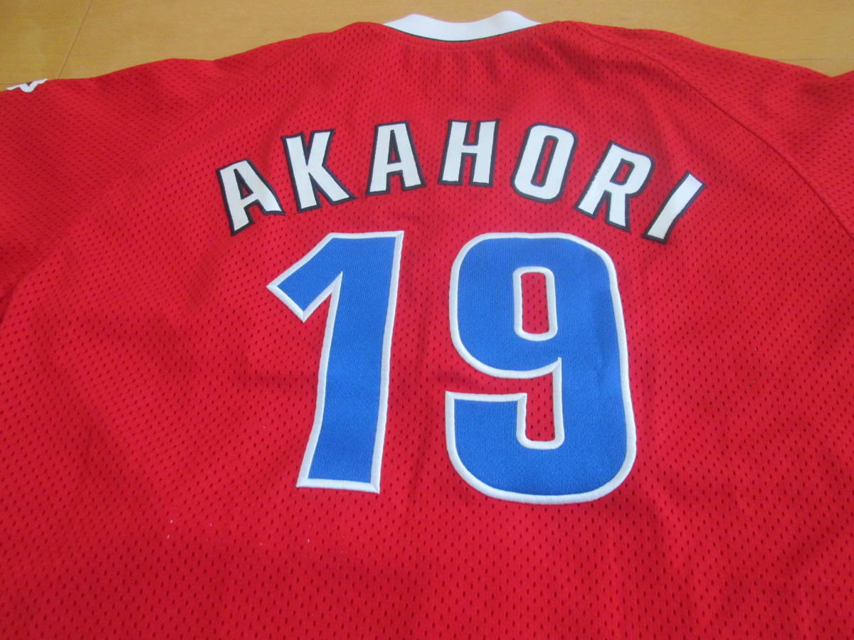 大阪近鉄バファローズ 赤堀元之 #19 幻の赤ユニ1999年OSAKA 大阪近鉄バファローズ 赤堀元之 #19 幻の赤ユニ1999年OSAKA
