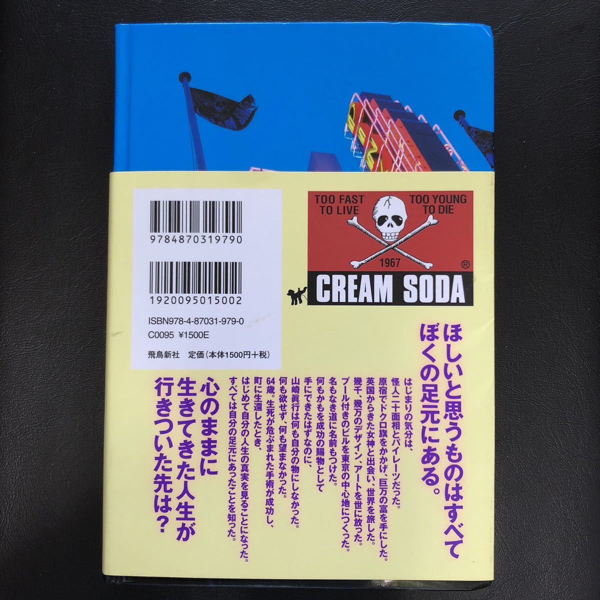 サイン入り　送料込　宝はいつも足元に　山崎眞行　クリームソーダ　本　自叙伝　ピンクドラゴン　森永博志　ブラックキャッツ　_画像3