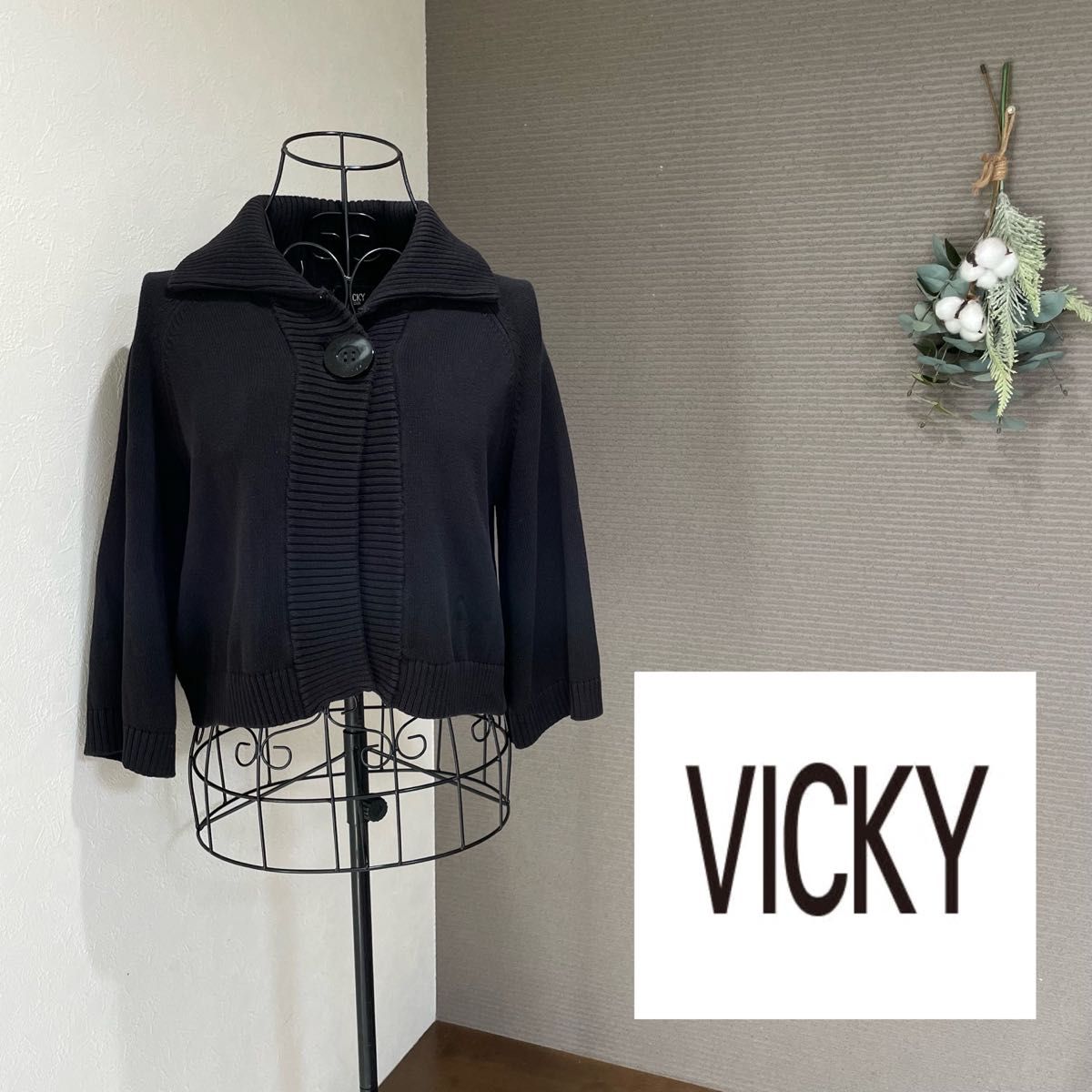 VICKY COUTURE ビッキー クチュール カーディガン コットン100