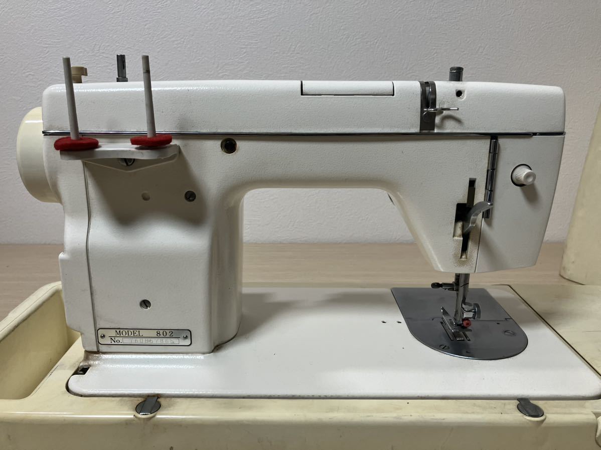 【ジャンク出品】 JANOME MODEL802 ジャノメ ミシン【ミシン03】_画像5