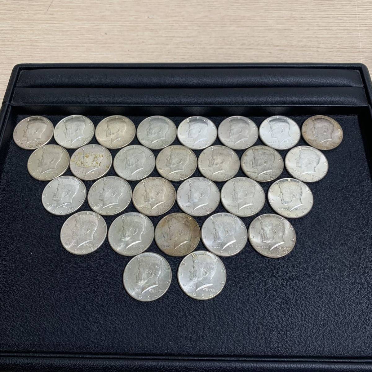 リバティコイン アメリカ ケネディ 1964年 ハーフダラー 50セント 銀貨