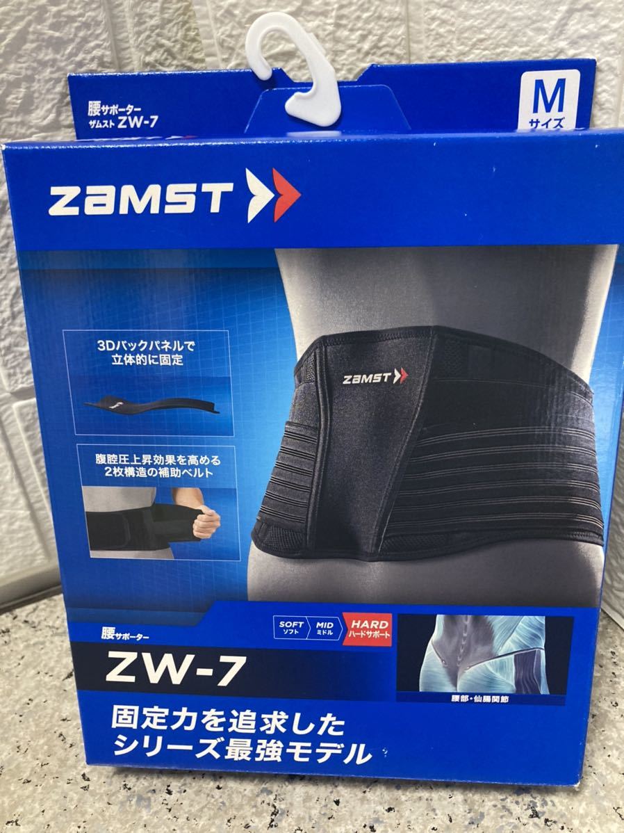 767.【バレーボール西田有志選手 愛用ブランド】ザムスト(ZAMST) 腰 サポーターZWシリーズ骨盤男女兼用スポーツ日常生活ベルトコルセット_画像1