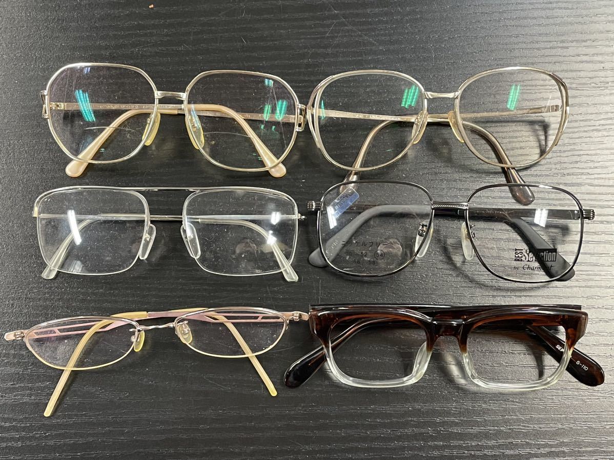 【11T35】 1円スタート サングラス メガネ まとめて 30点以上 DIOR GIVENCHY Yves Saint Laurent RayBan ノーブランド メガネフレーム _画像9