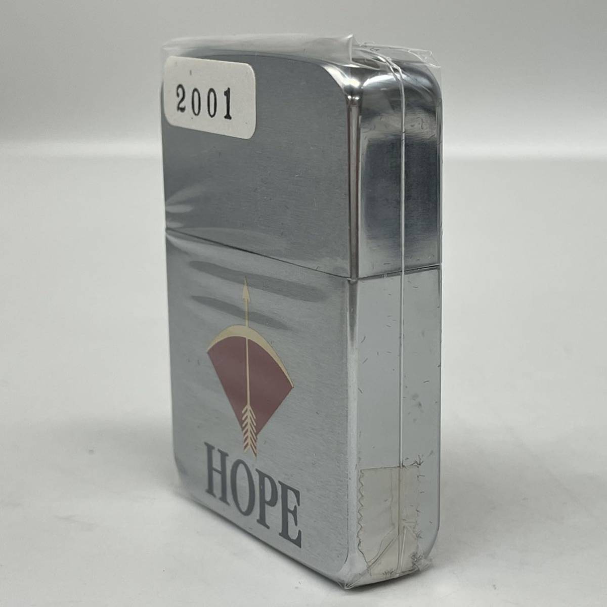 【11N18】 1円スタート ZIPPO HOPE RED / A HP ジッポ ホープ レッド 2001年 オイルライター 喫煙具 ケース付き_画像3