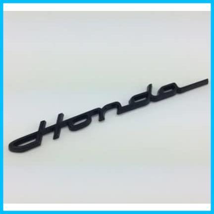 Honda クラシック エンブレム ブラック 筆記体 215mm×23mm ホンダ モンキー ゴリラ エイプ シャリー ダックス ディオ ズーマー リトルカブ_画像1
