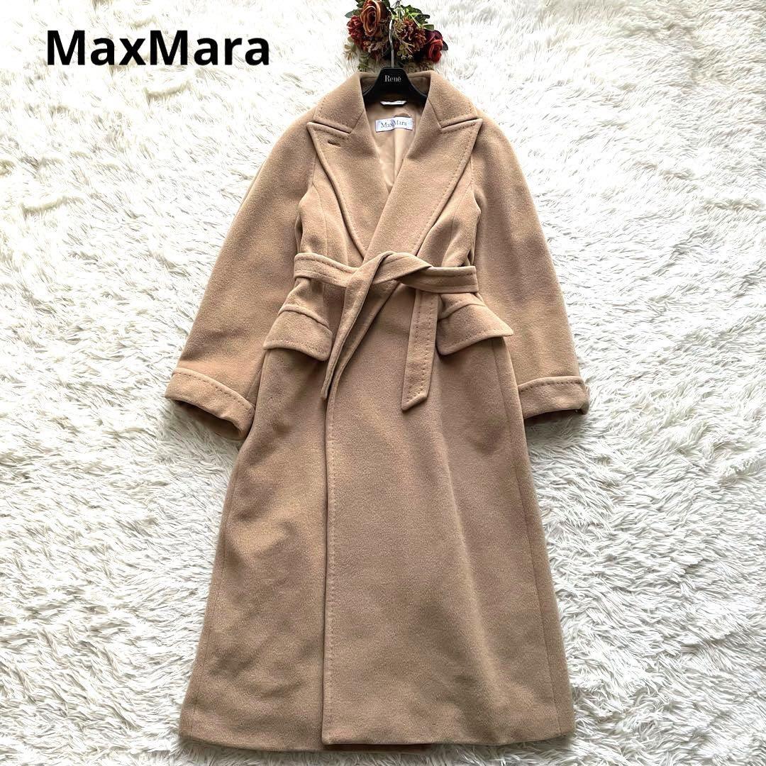 MaxMara ロングコート カシミア マックスマーラ 白タグ Yahoo!フリマ