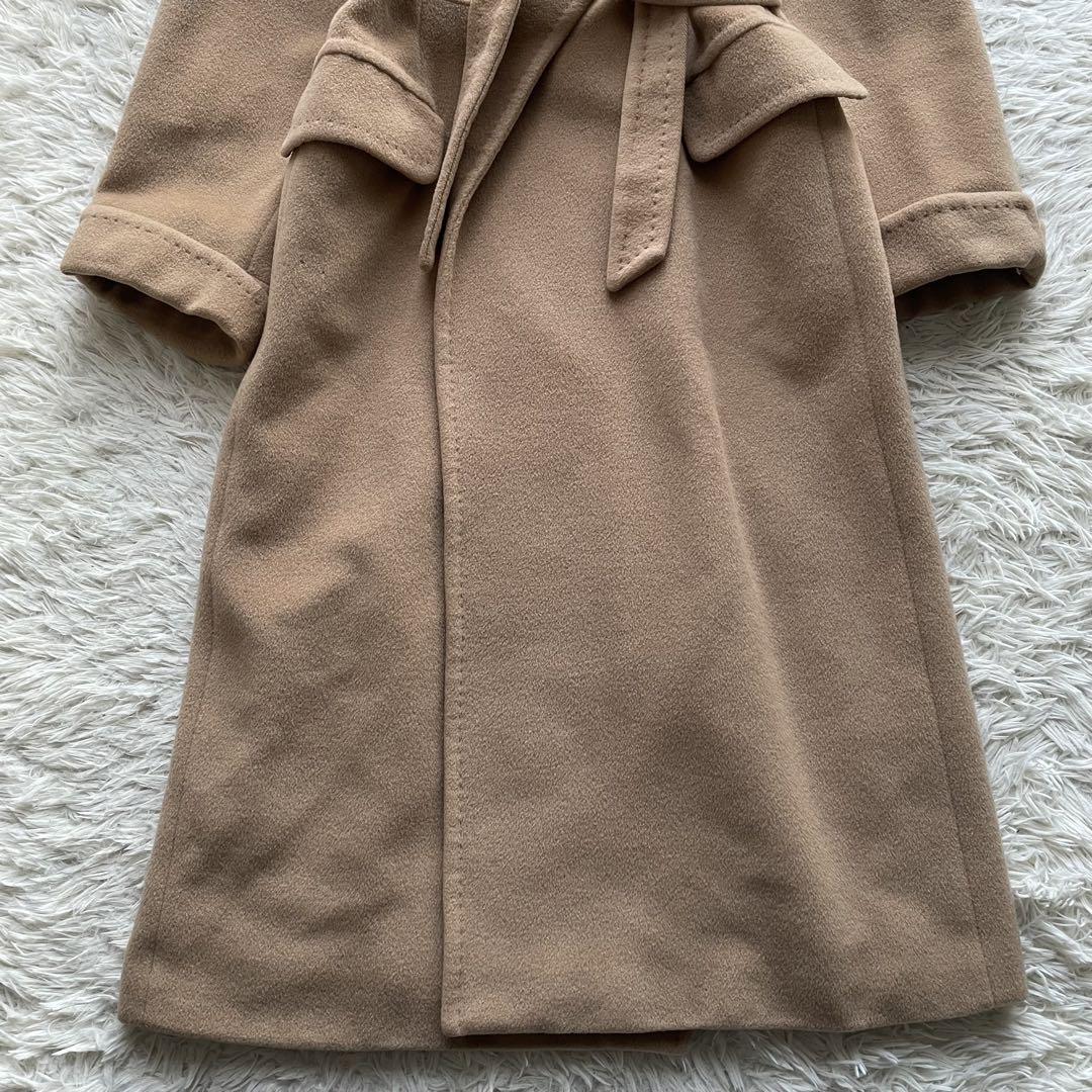 極美品】MaxMara 白タグ マックスマーラ マニュエラ ベルテッドコート