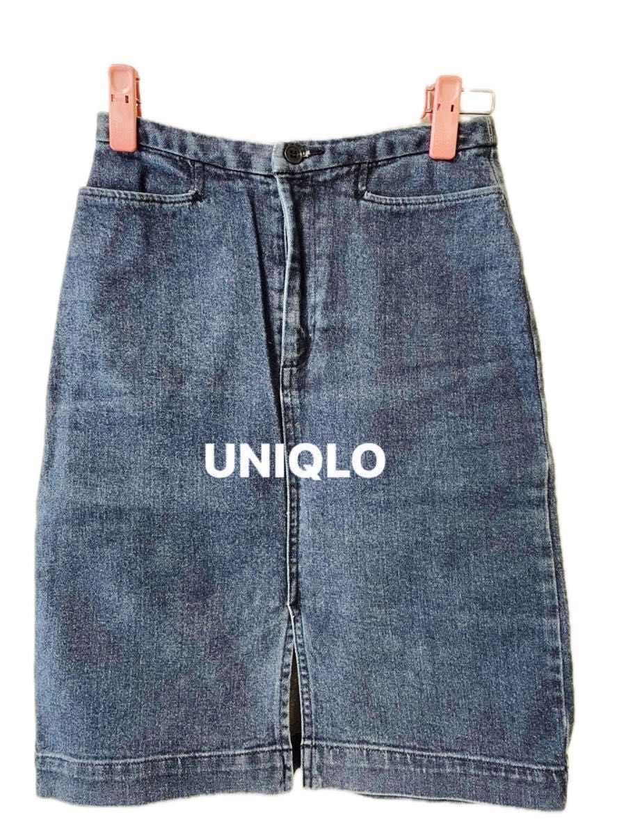 デニムスカート　UNIQLO  ウエスト57㎝