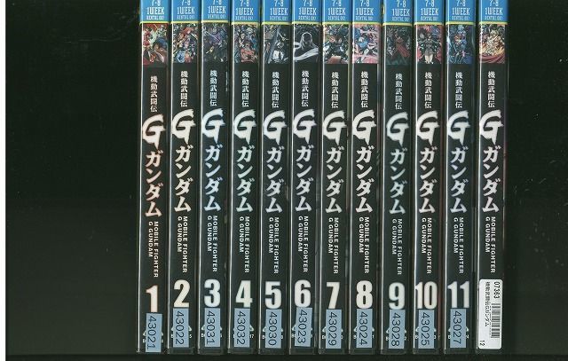 DVD 機動武闘伝Ｇガンダム 全12巻 ※ケース無し発送 レンタル落ち ZO117_画像1