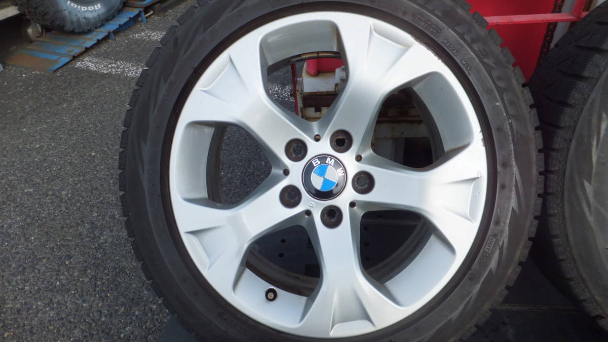 ＢＭＷ Ｘ１ E84 F４８ ブリヂストン ブリザック REVO-GZ 225/50R17 2013年製 スタッドレス １７×７．５J＋３４_画像2