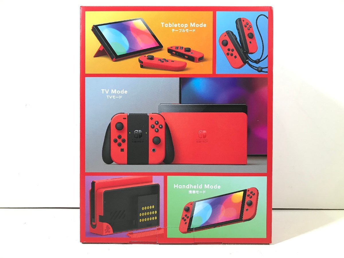 任天堂 Nintendo Switch ニンテンドースイッチ Joy-Con マリオレッド 本体 有機ELモデル 新型 未使用_画像2