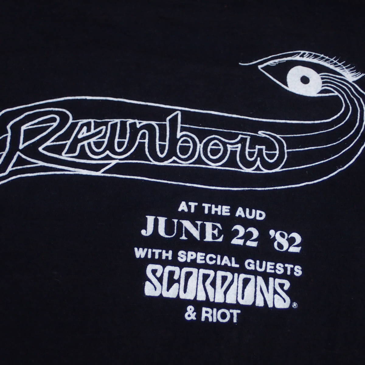 ■ 80s Rainbow Vintage T-shirt ■ レインボー ヴィンテージ Tシャツ 当時物 本物 バンドT ロックT SCORPIONS 