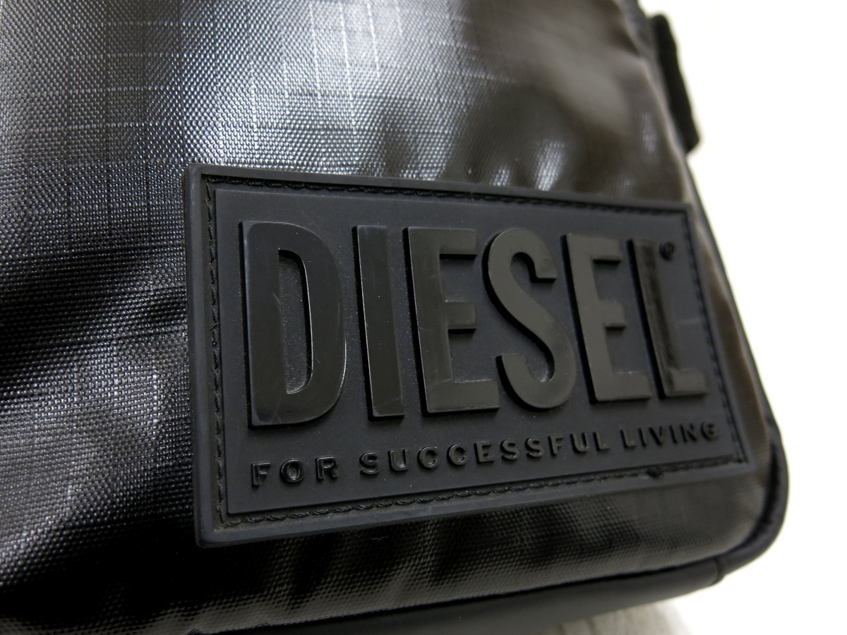 DIESEL ディーゼル◆メンズ◆PVC ナイロン◆ショルダー バッグ◆ブラック シルバー金具◆超美品◆斜め掛け◆N6838_画像7