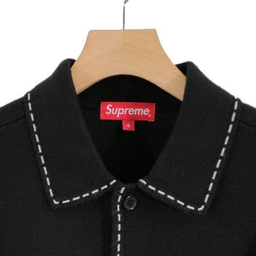 Supreme シュプリーム 20AW Checkerboard Zip Up Sweater カーディガン S ブラック_画像3