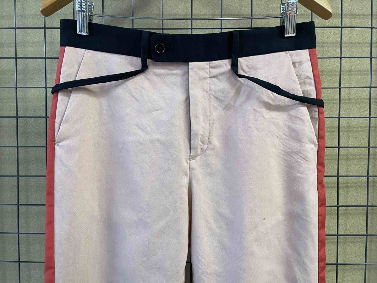 【SOE/ソーイ】SOE READY TO WEAR Side Line Straight Fit Slacks size1 MADE IN JAPAN サイドライン ストレート スラックス パンツ_画像2