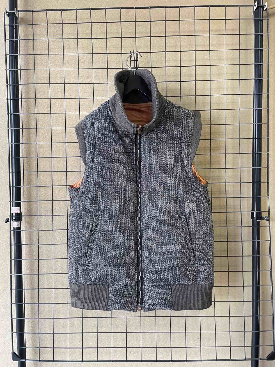 【Steam and Thread/スティームアンドスレッド】Reversible Down Vest sizeM MADE IN JAPAN リバーシブル ダウンベスト RIRIジップ_画像1